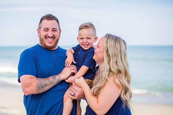 Family Beach Portrait Photography on Pleasure Island, NC:  Carolina Beach, Kure Beach, Fort Fisher