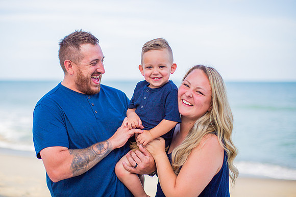 Family Beach Portrait Photography on Pleasure Island, NC:  Carolina Beach, Kure Beach, Fort Fisher