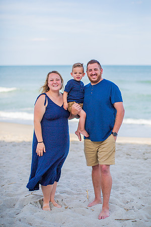Family Beach Portrait Photography on Pleasure Island, NC:  Carolina Beach, Kure Beach, Fort Fisher