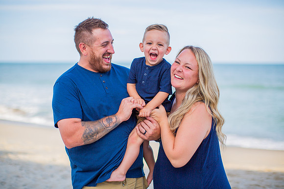 Family Beach Portrait Photography on Pleasure Island, NC:  Carolina Beach, Kure Beach, Fort Fisher