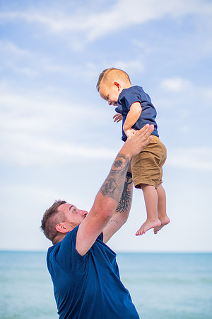 Family Beach Portrait Photography on Pleasure Island, NC:  Carolina Beach, Kure Beach, Fort Fisher