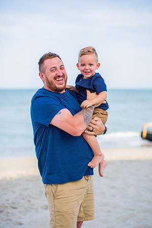 Family Beach Portrait Photography on Pleasure Island, NC:  Carolina Beach, Kure Beach, Fort Fisher