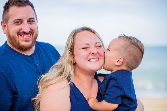 Family Beach Portrait Photography on Pleasure Island, NC:  Carolina Beach, Kure Beach, Fort Fisher