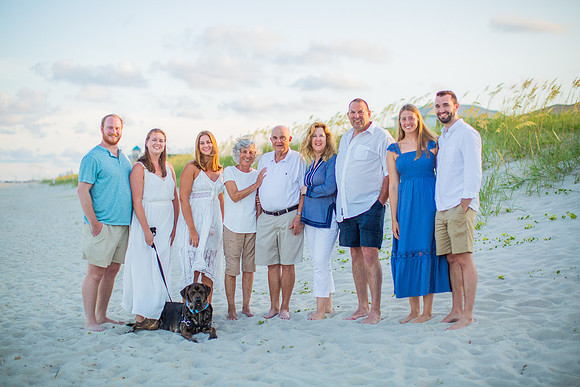 Family Beach Portrait Photography on Pleasure Island, NC:  Carolina Beach, Kure Beach, Fort Fisher