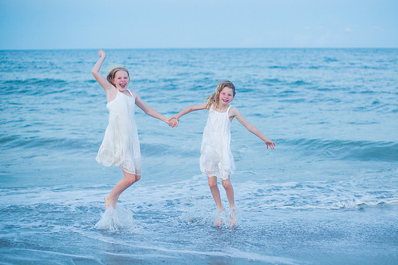 Family Beach Portrait Photography on Pleasure Island, NC:  Carolina Beach, Kure Beach, Fort Fisher