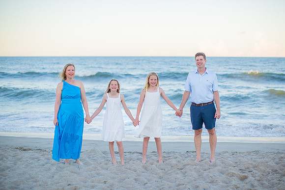 Family Beach Portrait Photography on Pleasure Island, NC:  Carolina Beach, Kure Beach, Fort Fisher