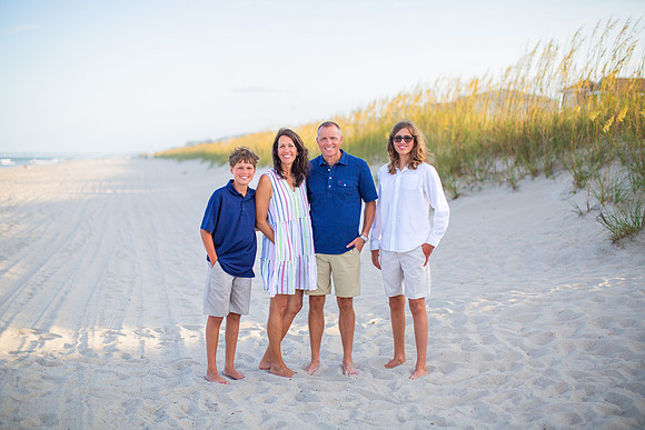 Family Beach Portrait Photography on Pleasure Island, NC:  Carolina Beach, Kure Beach, Fort Fisher