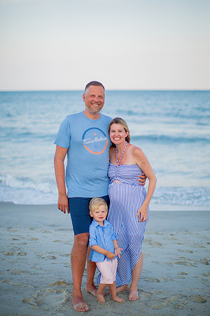 Family Beach Portrait Photography on Pleasure Island, NC:  Carolina Beach, Kure Beach, Fort Fisher