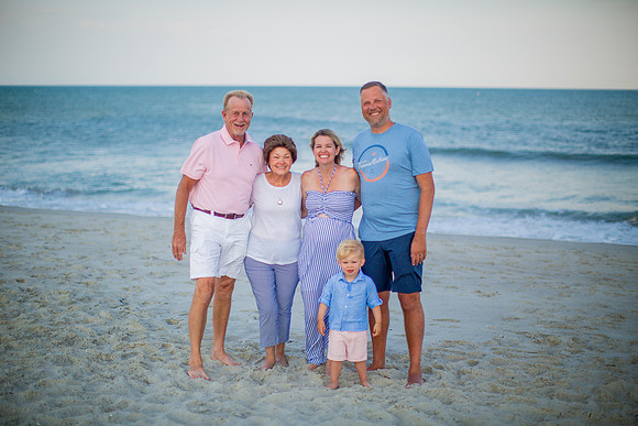Family Beach Portrait Photography on Pleasure Island, NC:  Carolina Beach, Kure Beach, Fort Fisher