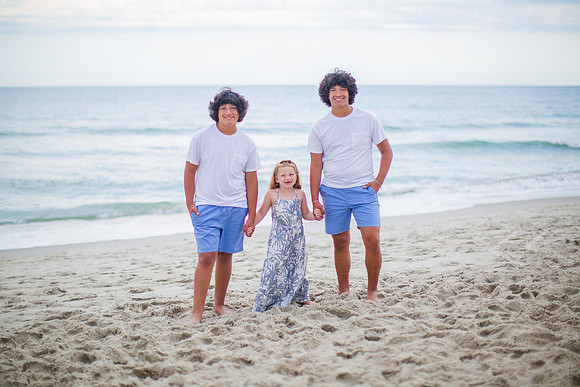 Family Beach Portrait Photography on Pleasure Island, NC:  Carolina Beach, Kure Beach, Fort Fisher