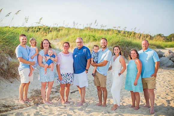 Family Beach Portrait Photography on Pleasure Island, NC:  Carolina Beach, Kure Beach, Fort Fisher