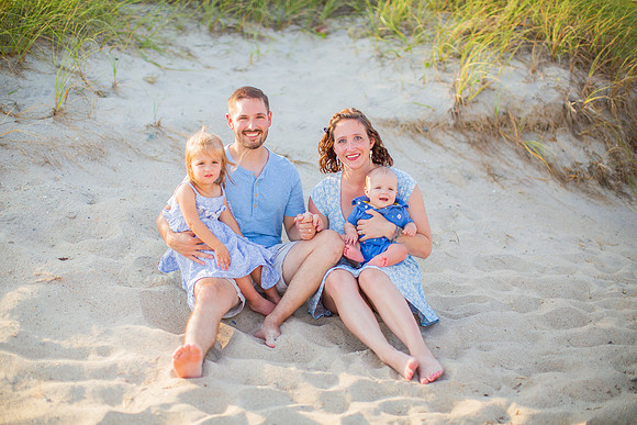 Family Beach Portrait Photography on Pleasure Island, NC:  Carolina Beach, Kure Beach, Fort Fisher