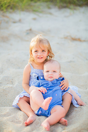 Family Beach Portrait Photography on Pleasure Island, NC:  Carolina Beach, Kure Beach, Fort Fisher