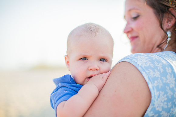 Family Beach Portrait Photography on Pleasure Island, NC:  Carolina Beach, Kure Beach, Fort Fisher