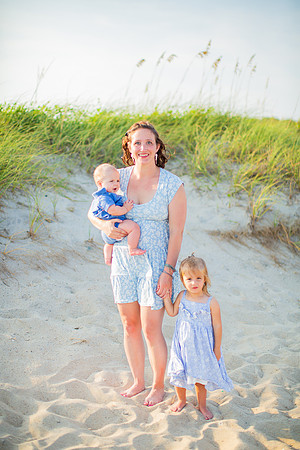 Family Beach Portrait Photography on Pleasure Island, NC:  Carolina Beach, Kure Beach, Fort Fisher