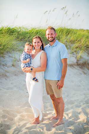 Family Beach Portrait Photography on Pleasure Island, NC:  Carolina Beach, Kure Beach, Fort Fisher