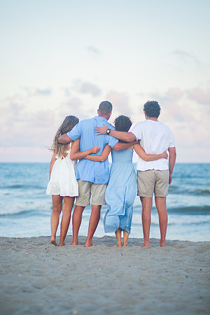 Family Beach Portrait Photography on Pleasure Island, NC:  Carolina Beach, Kure Beach, Fort Fisher
