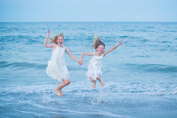 Family Beach Portrait Photography on Pleasure Island, NC:  Carolina Beach, Kure Beach, Fort Fisher