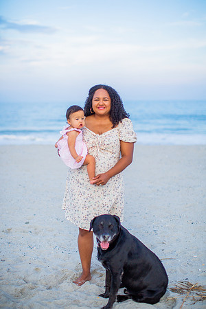 Family Beach Portrait Photography on Pleasure Island, NC:  Carolina Beach, Kure Beach, Fort Fisher