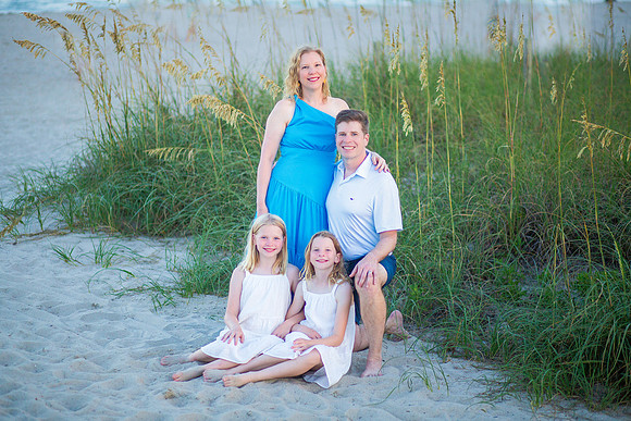 Family Beach Portrait Photography on Pleasure Island, NC:  Carolina Beach, Kure Beach, Fort Fisher