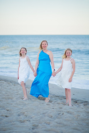 Family Beach Portrait Photography on Pleasure Island, NC:  Carolina Beach, Kure Beach, Fort Fisher