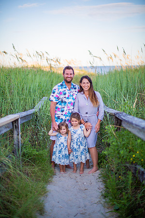 Family Beach Portrait Photography on Pleasure Island, NC:  Carolina Beach, Kure Beach, Fort Fisher