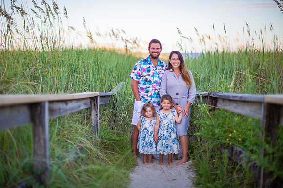 Family Beach Portrait Photography on Pleasure Island, NC:  Carolina Beach, Kure Beach, Fort Fisher