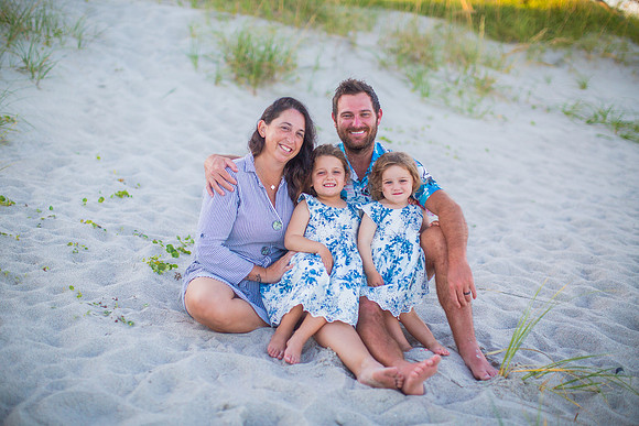 Family Beach Portrait Photography on Pleasure Island, NC:  Carolina Beach, Kure Beach, Fort Fisher