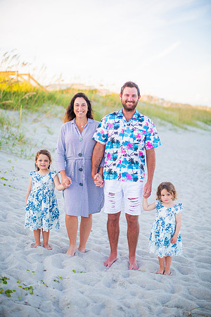 Family Beach Portrait Photography on Pleasure Island, NC:  Carolina Beach, Kure Beach, Fort Fisher
