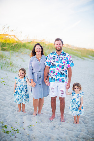 Family Beach Portrait Photography on Pleasure Island, NC:  Carolina Beach, Kure Beach, Fort Fisher