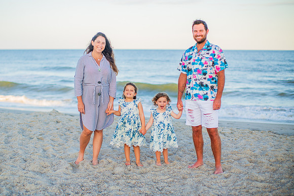 Family Beach Portrait Photography on Pleasure Island, NC:  Carolina Beach, Kure Beach, Fort Fisher