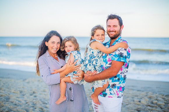 Family Beach Portrait Photography on Pleasure Island, NC:  Carolina Beach, Kure Beach, Fort Fisher
