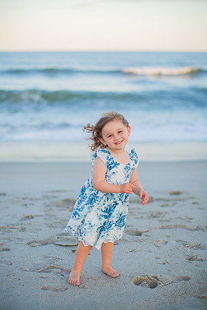 Family Beach Portrait Photography on Pleasure Island, NC:  Carolina Beach, Kure Beach, Fort Fisher