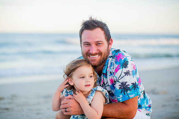 Family Beach Portrait Photography on Pleasure Island, NC:  Carolina Beach, Kure Beach, Fort Fisher