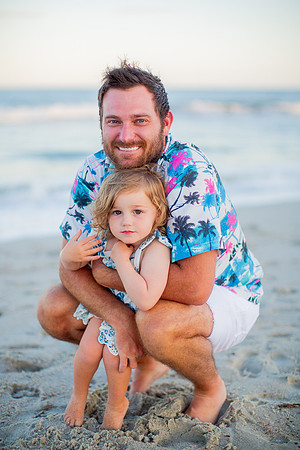 Family Beach Portrait Photography on Pleasure Island, NC:  Carolina Beach, Kure Beach, Fort Fisher