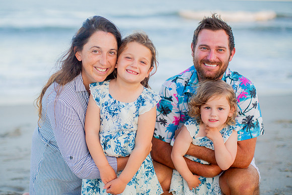 Family Beach Portrait Photography on Pleasure Island, NC:  Carolina Beach, Kure Beach, Fort Fisher