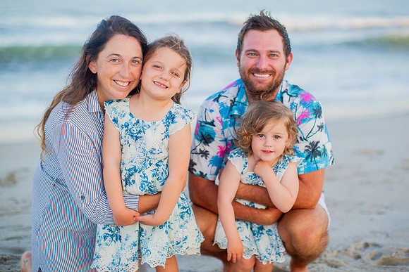 Family Beach Portrait Photography on Pleasure Island, NC:  Carolina Beach, Kure Beach, Fort Fisher