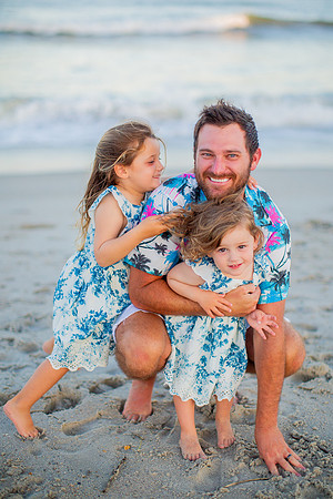 Family Beach Portrait Photography on Pleasure Island, NC:  Carolina Beach, Kure Beach, Fort Fisher