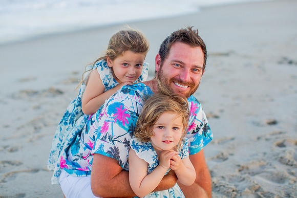 Family Beach Portrait Photography on Pleasure Island, NC:  Carolina Beach, Kure Beach, Fort Fisher