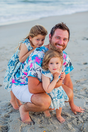 Family Beach Portrait Photography on Pleasure Island, NC:  Carolina Beach, Kure Beach, Fort Fisher