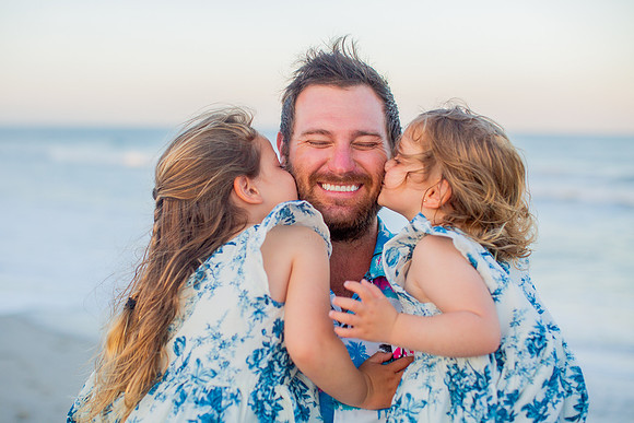 Family Beach Portrait Photography on Pleasure Island, NC:  Carolina Beach, Kure Beach, Fort Fisher