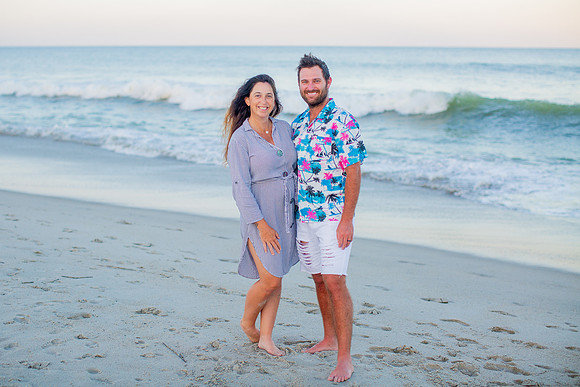 Family Beach Portrait Photography on Pleasure Island, NC:  Carolina Beach, Kure Beach, Fort Fisher