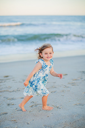 Family Beach Portrait Photography on Pleasure Island, NC:  Carolina Beach, Kure Beach, Fort Fisher