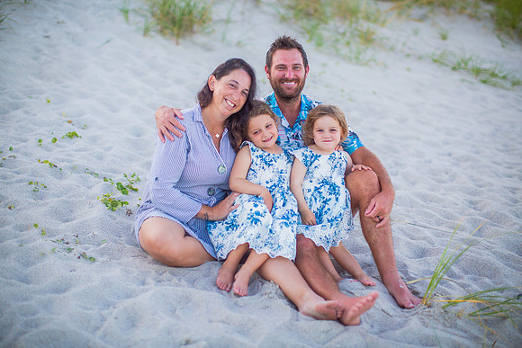 Family Beach Portrait Photography on Pleasure Island, NC:  Carolina Beach, Kure Beach, Fort Fisher