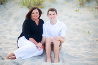 Family Beach Portrait Photography on Pleasure Island, NC:  Carolina Beach, Kure Beach, Fort Fisher