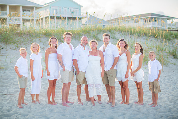 Family Beach Portrait Photography on Pleasure Island, NC:  Carolina Beach, Kure Beach, Fort Fisher