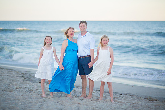 Family Beach Portrait Photography on Pleasure Island, NC:  Carolina Beach, Kure Beach, Fort Fisher