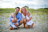 Family Beach Portrait Photography on Pleasure Island, NC:  Carolina Beach, Kure Beach, Fort Fisher