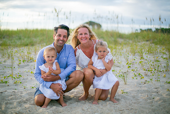 Family Beach Portrait Photography on Pleasure Island, NC:  Carolina Beach, Kure Beach, Fort Fisher