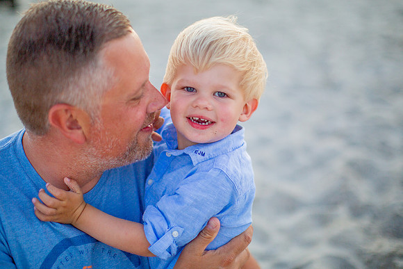 Family Beach Portrait Photography on Pleasure Island, NC:  Carolina Beach, Kure Beach, Fort Fisher